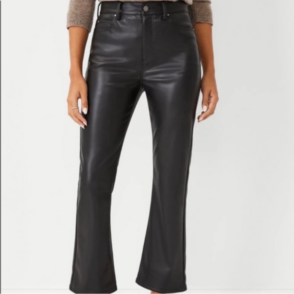 NWT Black Faux Leather Pants